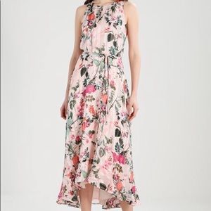 banana republic botanical maxi dress